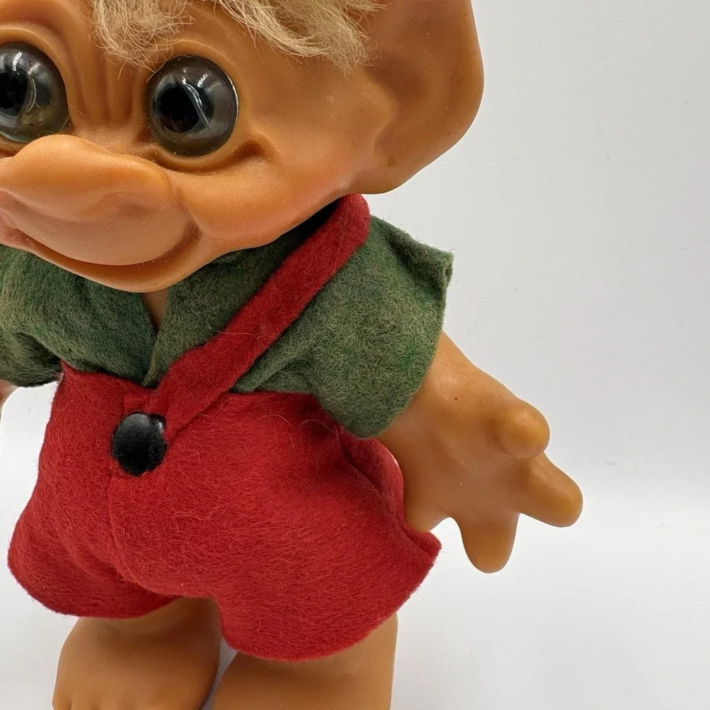 1960's Thomas Dam Original Figurine Troll Doll Bank Toy Coin Savings Denmark
